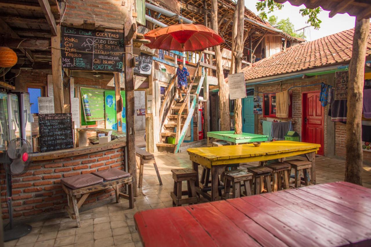 ギリ・トラワンガン Gili La Boheme Sisterホステル エクステリア 写真